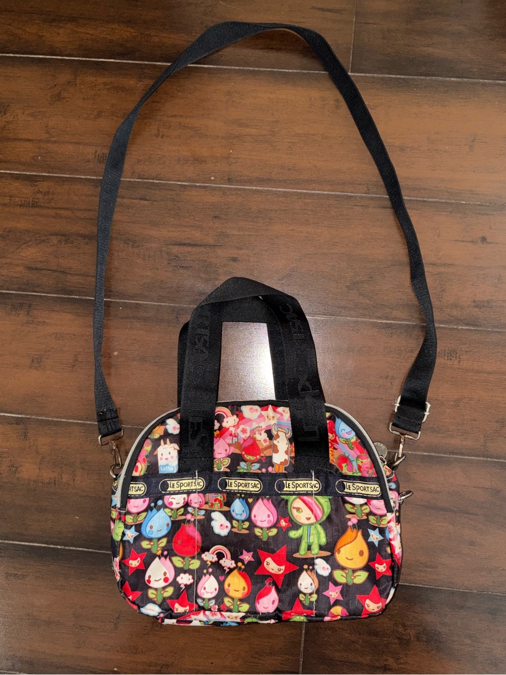LeSportsac x Tokidoki Kawaii Character Print Crossbody Bag with Removable Strap